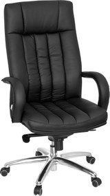 XXXLutz KANCELÁRSKE KRESLO, vzhľad kože, čierna MID.YOU - Online Only kancelárie - 001918069401