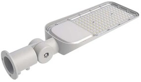 LED Pouličná lampa so senzorom SAMSUNG CHIP LED/50W/230V 6500K IP65