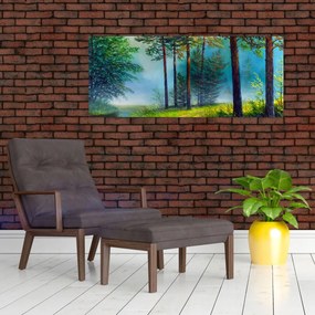 Obraz - Olejomaľba krajiny (120x50 cm)