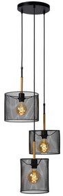 Lucide 45459/03/30 - Luster na lanku BASKETT 3xE27/40W/230V