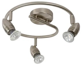 Lucide 13955/14/12 - LED bodové svietidlo CARO-LED 3xGU10/5W/230V chróm