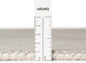 Koberec JANE strieborný kruh