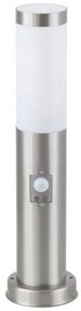 Rabalux 8267 - Vonkajšia lampa so senzorom INOX TORCH 1xE27/25W IP44