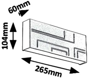 Rabalux 8873 - LED Vonkajšie nástenné svietidlo MARIBOR LED/12W/230V IP65