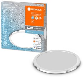 LEDVANCE SMART+ WiFi Orbis Disc, striebro, Ø 30 cm