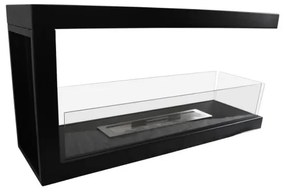 InFire - Rohový BIO krb 100x50 cm 3kW obojstranný