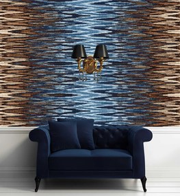 Gario Fototapeta Tapisérie, modrá a hnedá abstraktné Materiál: Vliesová, Rozmery: 450 x 315 cm