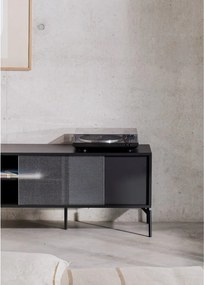 Čierny TV stolík 116x55x42 cm Met Mini – noo.ma