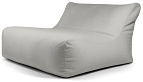 Svetlosivý sedací vak z textílie buklé Sofa Lounge – SLOWDOWN