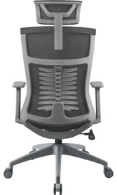 Yenkee - Kancelárska stolička čierna/šedá