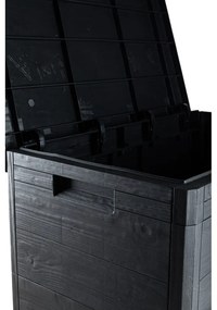 Antracitový záhradný úložný box Woodys – Toomax