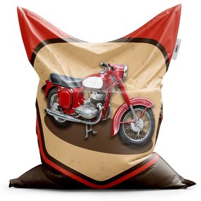 Sablio Sedací vak Jawa panelka Vintage - 150x100 cm