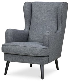 Autronic - Křeslo, šedá látka, nohy buk - AK-A1318 GREY2 AKCE NOVINKA