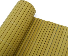 BestBerg Umelá PVC rákosová rohož/zástena BBGD-153Y / 1,5 × 3 m / prírodná