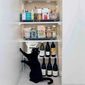 Oceľová prídavná polička – simplehuman