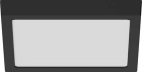 Mexen LDSS, LED stropné svietidlo, rozmer 30 x 30 cm, 24W, studená - 6500K, 1920 lm, čierna - L213-030-2465-70