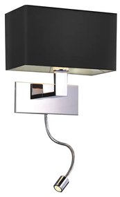 LED nástenné svietidlo Martens Led čierne