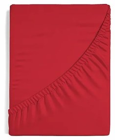 Napínacia plachta na posteľ - Red Jersey 100/220/25