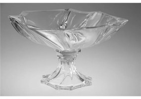 KRIŠTÁĽOVÁ MISKA BOHEMIA NEPTUN S NOHOU 330 MM