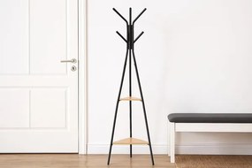 Stojanový vešiak TARES čierny LOF5400