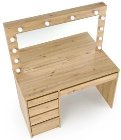 Toaletný stolík Hollywood XL, dub artisan
