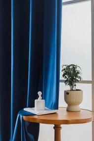 Kráľovsky modrý zatemňovací záves VELVET 140x250 cm Zavesenie: Riasiaca páska