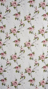 ZÁVES NA KRÚŽKOCH RUTH 135X250 CM KVETY