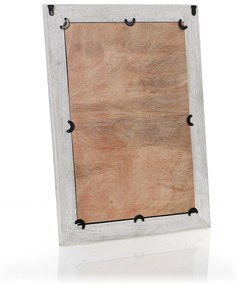 Dekorstudio Zrkadlo v drevenom ráme 48x66cm - sivé