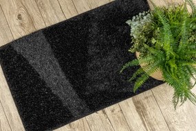 Sada kúpeľňových koberčekov SYNERGY glamour / lurex, čierna