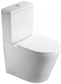 WC kombi kombinovaný SAT Infinitio biela matná mat Vario SATINF031VPSNWM