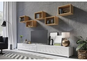 Nástenná polica PAVO 32,5x50 cm zlatý dub