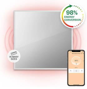 La Palma 500 smart, infračervený ohrievač 2 v 1, 60 x 60 cm, 500 W, zrkadlová predná časť