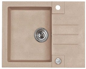 ALVEUS 1090950 - Kuchynský drez ROCK 59,5x47,5 cm granit/béžová