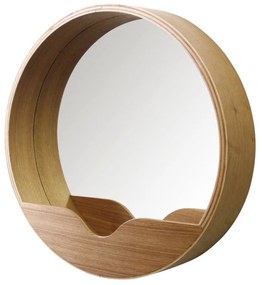 Nástenné zrkadlo s odkladacím priestorom Zuiver Round Wall, ⌀ 40 cm