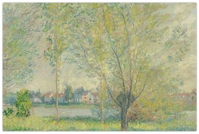 Obraz - Claude Monet, The Willows, reprodukcia (90x60 cm)