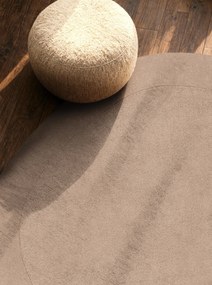 Villeroy & Boch, Kusový koberec Villeroy & Boch Kari 106286 Beige, 160x160 (priemer) kruh, béžová, obývacia izba