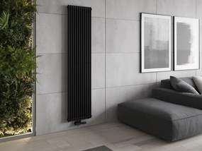 Mexen Kansas, vykurovacie teleso 1800 x 420 mm, 975 W, čierna, W204-1800-420-00-70