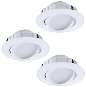 Eglo Eglo 95857- SADA 3x LED Stmievateľné podhľadové svietidlo PINEDA 1xLED/5,5W/230V EG95857