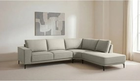 Svetlosivá rohová pohovka (pravý roh) Copenhagen – Scandic