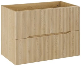 Závěsná skříňka pod umyvadlo Nordic 80 cm dub cremona