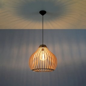Sollux Lighting Závesné svietidlo APRILLA drevo