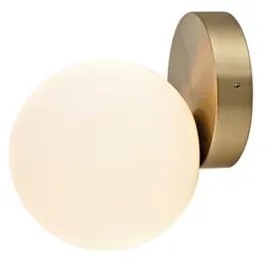 Kúpeľňové nástenné svietidlo Nowodvorski ICE BALL BRASS 8126