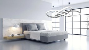 Toolight Toolight, LED moderné stropné svietidlo + diaľkové ovládanie APP816-CP, chrómová, OSW-03997
