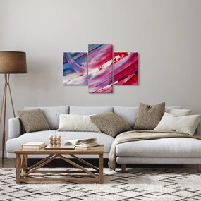 Obraz - ružovo modrej farby (90x60 cm)