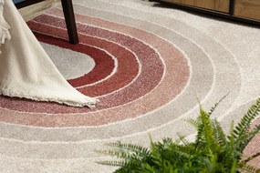 Koberec FUSION 0807 krémový / bordový