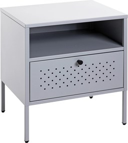 XXXLutz NOČNÝ STOLÍK, sivá, 45/50/35 cm - Nočné stolíky - 001931104209