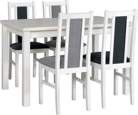 Sconto Jedálenská stolička BOLS 14 sivá/biela