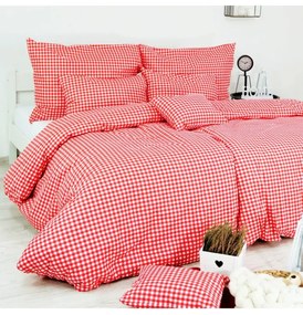 Obliečky Mníchov červené EMI, Vankúš 45x65