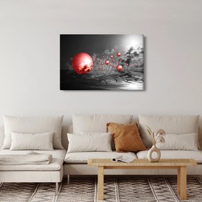 Obraz červených gulí (90x60 cm)