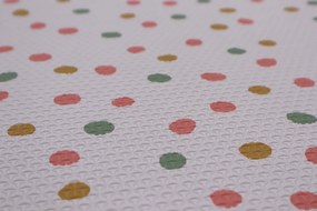Little gem. carpets Detský penový koberec skladací obojstranný – na von aj na doma - 140x140 cm